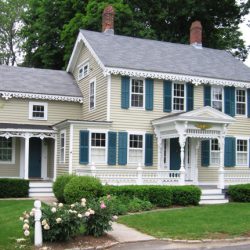 white great-house in oakville